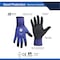 Ge Coated Gloves, Sandy Nitrile, Blue/Black, XL 1 PR GG271XLC - alternate 3
